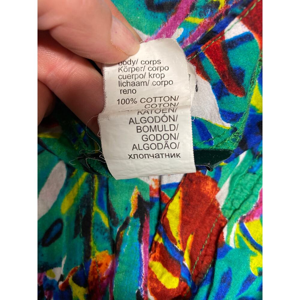 Lauren Ralph Lauren Women's Size Small Blue Multi Floral Mini Dress Pockets - Picture 5 of 5